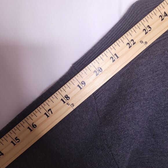 Lacoste Sweater Dress 36 Small Gray Tunic - Picture 8 of 10